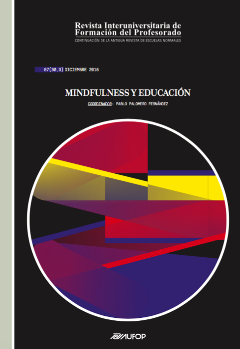 Revista Interuniversitaria de Formación del Profesorado. Vol. 30 Número 3 (2016)