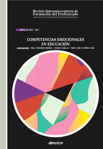 Revista Interuniversitaria de Formación del Profesorado. Vol. 31 Número 1 (2017)