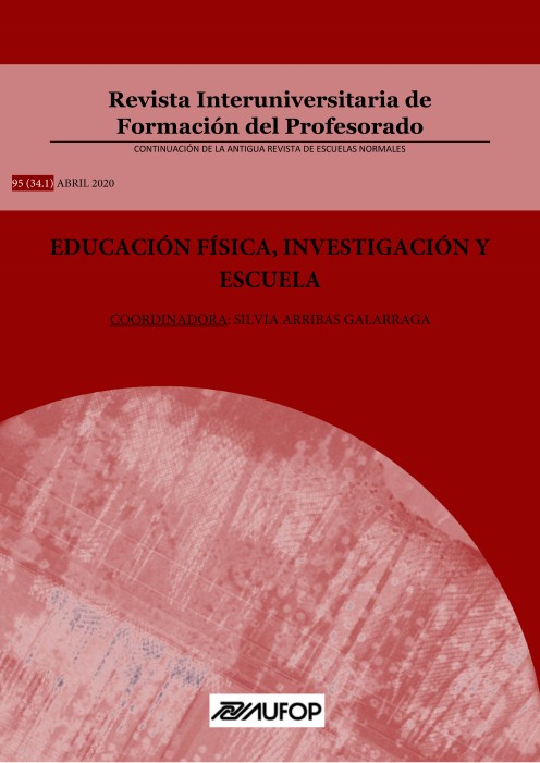 Revista Interuniversitaria de Formación del Profesorado. Vol. 34 Número 1 (2020)