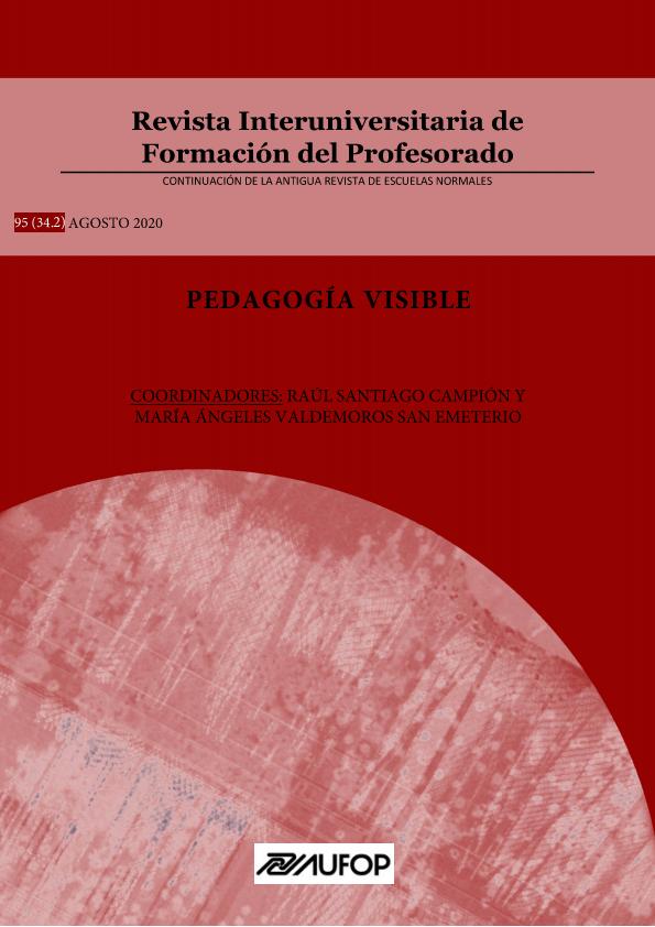 Revista Interuniversitaria de Formación del Profesorado. Vol. 34 Número 2 (2020)