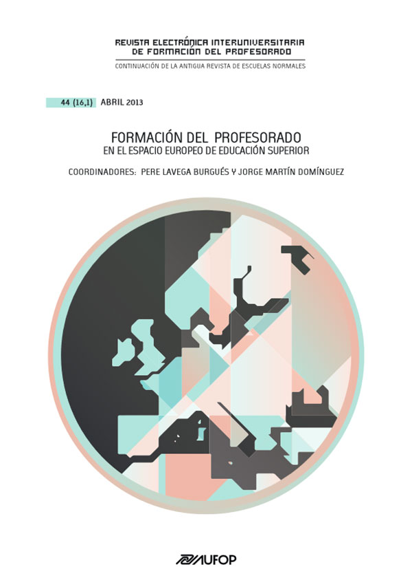 Revista Electrónica Interuniversitaria de Formación del Profesorado. Vol. 16 Número 1 (2013)