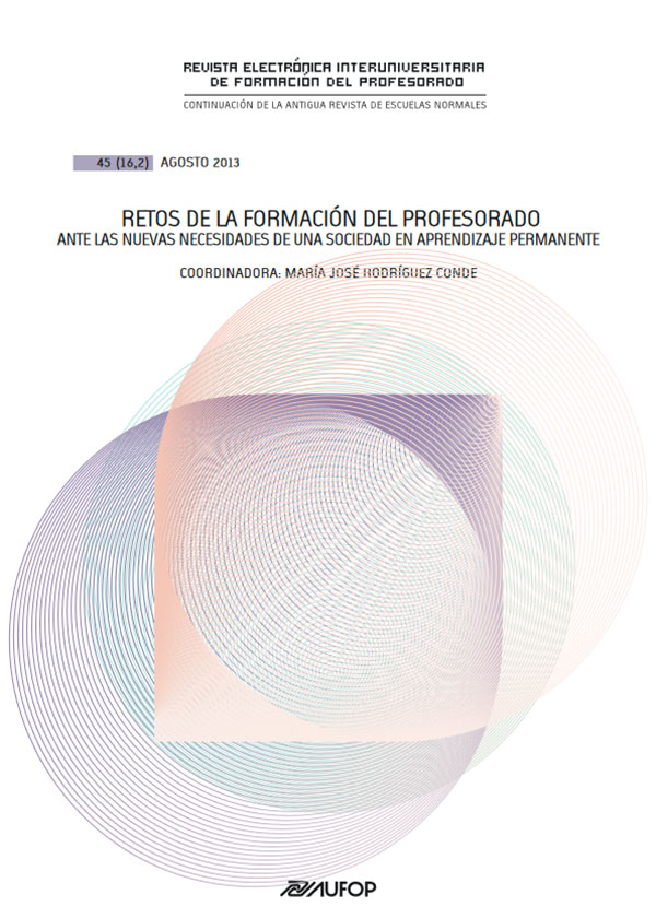Revista Electrónica Interuniversitaria de Formación del Profesorado. Vol. 16 Número 2 (2013)