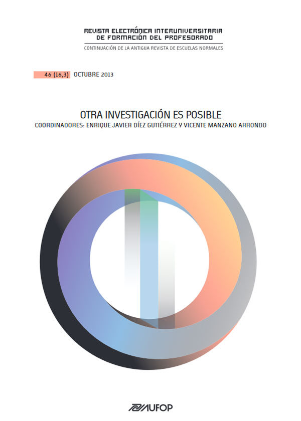 Revista Electrónica Interuniversitaria de Formación del Profesorado. Vol. 16 Número 3 (2013)