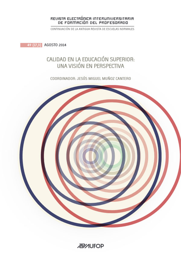 Revista Electrónica Interuniversitaria de Formación del Profesorado. Vol. 17 Número 3 (2014)