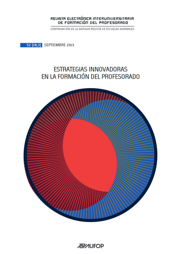 Revista Electrónica Interuniversitaria de Formación del Profesorado. Vol. 18 Número 3 (2015)
