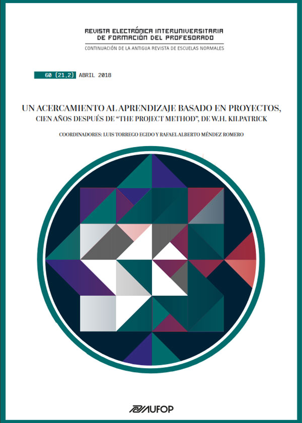 Revista Electrónica Interuniversitaria de Formación del Profesorado. Vol. 21 Número 2 (2018)